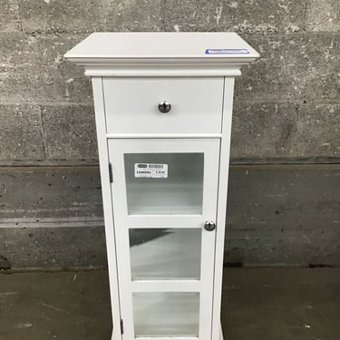 Petite Side Table w/ Glass Door (Seattle)