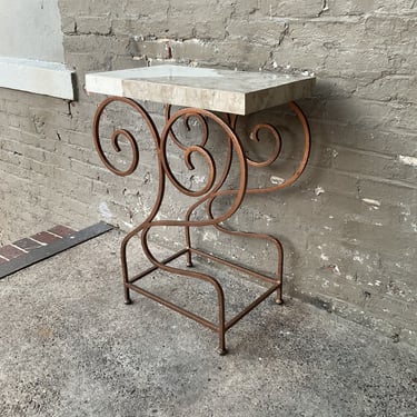 Tessellated Marble Console