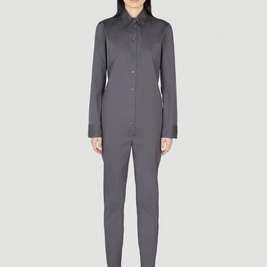 Prada Women Classic Collar Jumpsuit