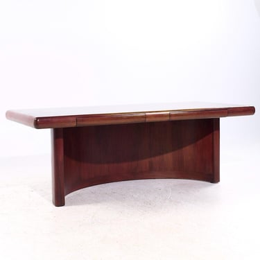Dyrlund Skyline Mid Century Danish Rosewood Executive Desk - mcm 