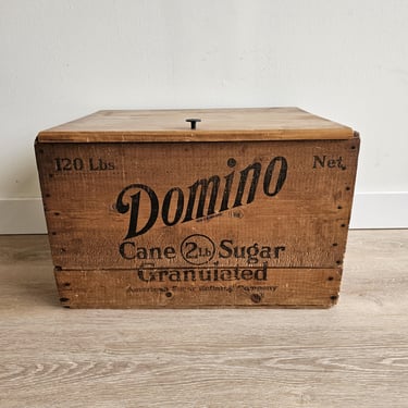 Vintage Domino Sugar Shipping Crate 