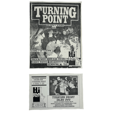 Vintage Turning Point &quot;Hi-Impact Records Number One&quot; Flyers