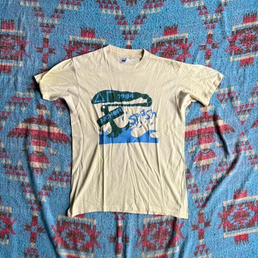 Vintage 1984 Delta Gamma Fraternity Anchor Splash Tshirt 