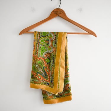 1940s/50s Silk Paisley Scarf 