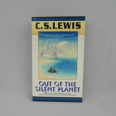 Out of the Silent Planet (1938) by C S Lewis - Space Trilogy - 1996 Scribner Mass Market Edition - Vintage Sci-Fi Fantasy Book 