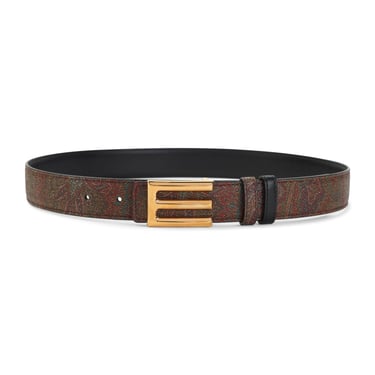 Etro Women Etro Logo Buckle Belt