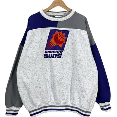 Vintage 90's Phoenix Suns Color Block NBA Basketball Sweatshirt XXL