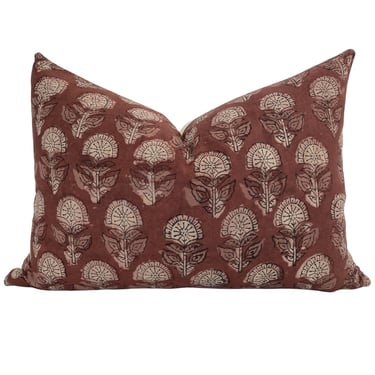 Mulberry Flower Pillow Cover(On The Shelf)