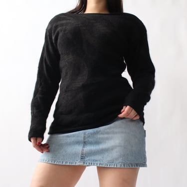 Vintage Swirl Lambswool/Angora Sweater