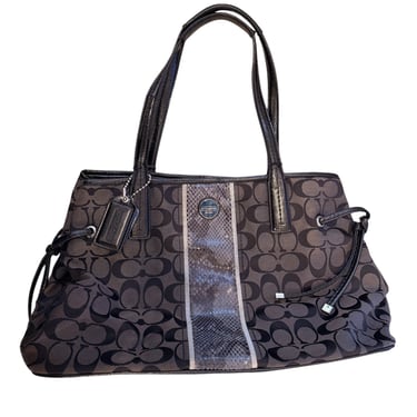 Vintage Coach Gallery Signature Zip Tote Retro 2000s | Retrospect