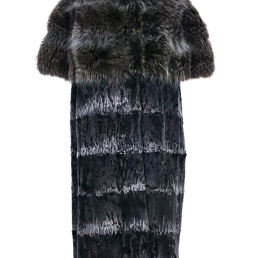 Sleeveless Fur Coat