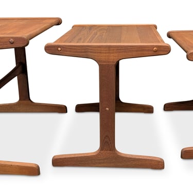 Teak Nesting Tables - 032547