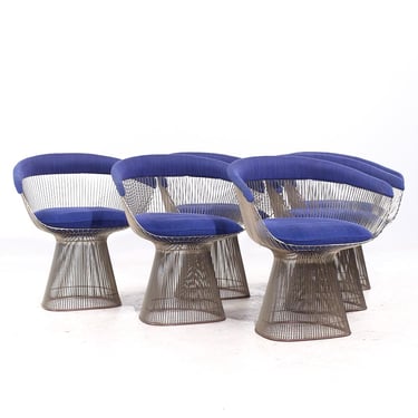 Warren Platner for Knoll Mid Century Dining Chairs - Set of 6 - mcm 