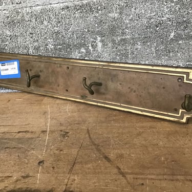 Repurposed Brass Coat Rack (Seattle)