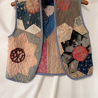 Vintage Early 1900’s Calico Quilt Vest