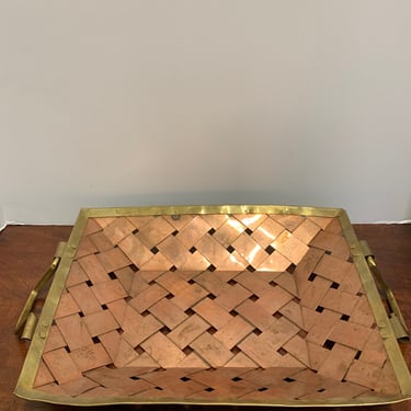 1970s Copper and Brass Woven Bray 