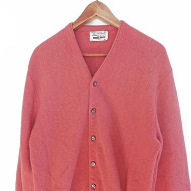vintage cardigan / fuzzy cardigan / 1960s Robert Bruce fuzzy