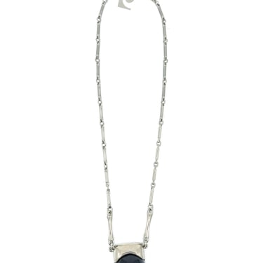 1960s Pierre Cardin Mod Silver Necklace