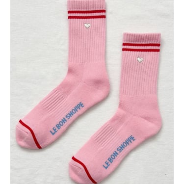 Embroidered Boyfriend Socks