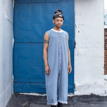 Japanese Indigo Night Rompers