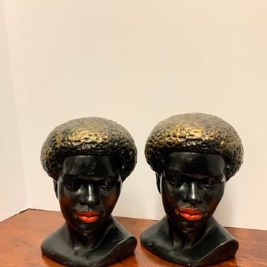 Mid Century Marwal Ceramic Busts 
