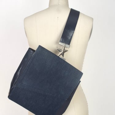 Thierry Mugler 2000s Denim Sling Bag