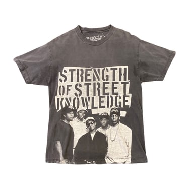 (L) Black The Best of N.W.A. Strength of Street Knowledge G.C.S. T-Shirt 031422 JF