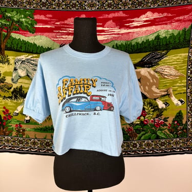Vintage Cropped 1980s Car Show Tee 