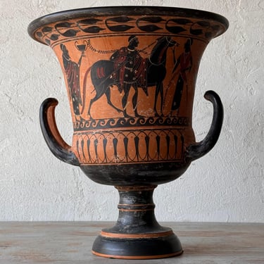 Late 19th C. Large English Greco Calyx Krater