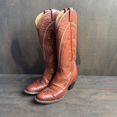 靴 1970s Tony Lama Western Boot Size 11 Tony Lama Men's 11