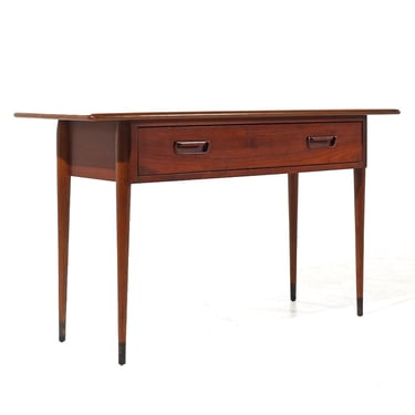 Lane Acclaim Mid Century Walnut Console Table - mcm 