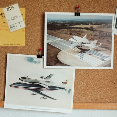 Nasa Prints Set of 2 / Space Shuttle Orbiter 747 
