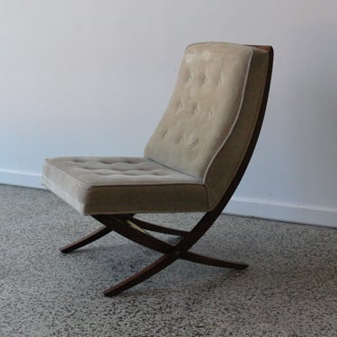 Harvey Probber Attributed Scissor Lounge Chair 