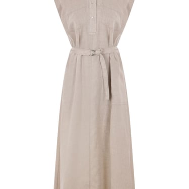 Brunello Cucinelli Women Linen Shirtdress