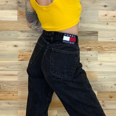 Tommy Hilfiger Vintage Black Jeans / Size 28 29 