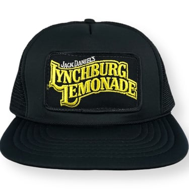 Vintage 80s/90s Jack Daniels Lynchburg Lemonade Mesh Trucker SnapBack Hat Cap 