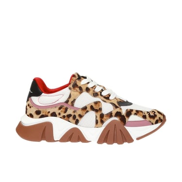 Versace Squalo Leopard Sneakers Men