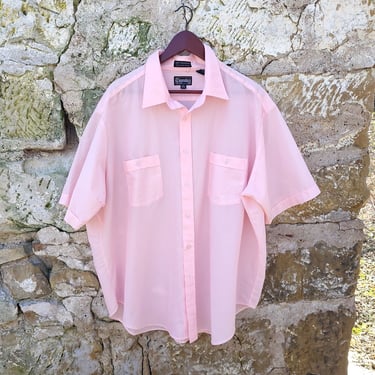 Vintage Townsley Pink Striped Western Thin Sheer Shirt / XXXL / 3XL 