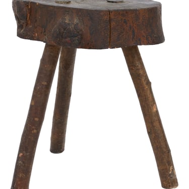 Primitive Wood Stool