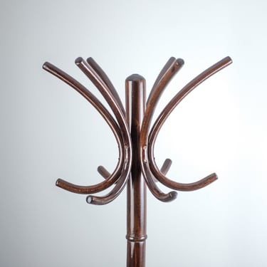 Vintage bent wood coat rack/ Antique Thonet coat rack/ standing coat rack vintage/ bentwood wall coat rack 