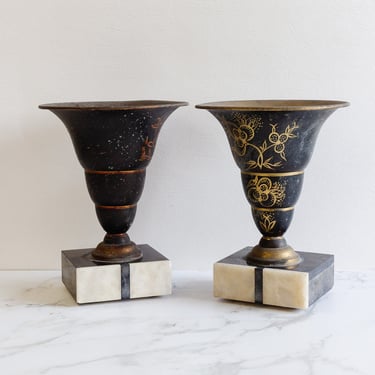 metal vase