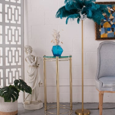 Gold Vintage Occasional Table