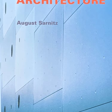 Vienna 1975-2005 New Architecture by August Sarnitz, 1st Ed Softcover, 2003 