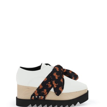 Stella Mccartney Platform Elyse Loafers Eith Printed Band Women