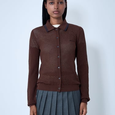 Miu Miu Women Open-Knit Cardigan