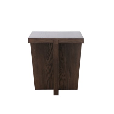 End Table in Smoked Oak