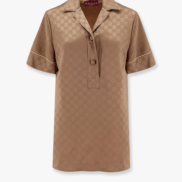 Gucci Women Gucci Beige Shirts