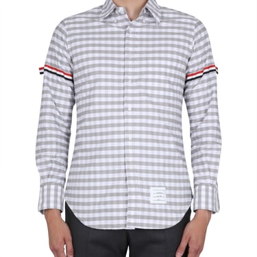 Thom Browne Men Plaid Shirt