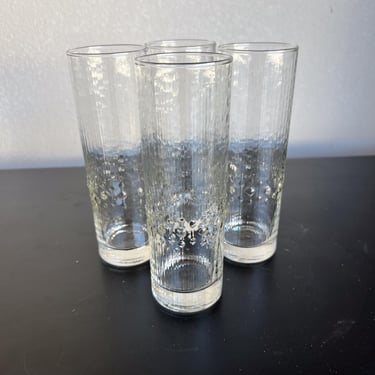 1960s Tapio Wirkkala Set of 4 Iittala  Highball Tumbler Glasses Finland 