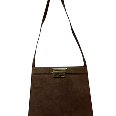 Gucci Brown Suede Shoulder Bag